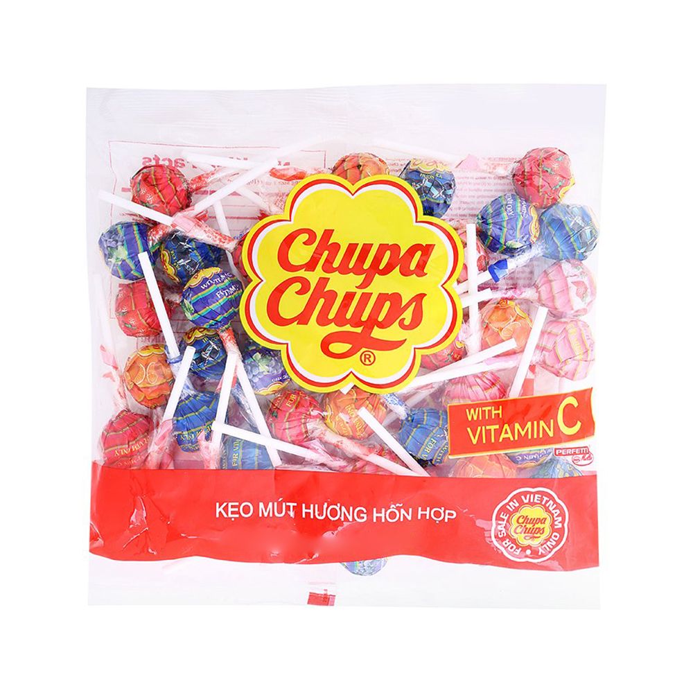 Kẹo Mút Hương Hỗn Hợp Chupa Chups (50 Que x 10g)