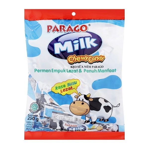 Kẹo Mềm Sữa Parago Milk Chewy Candy (250g)