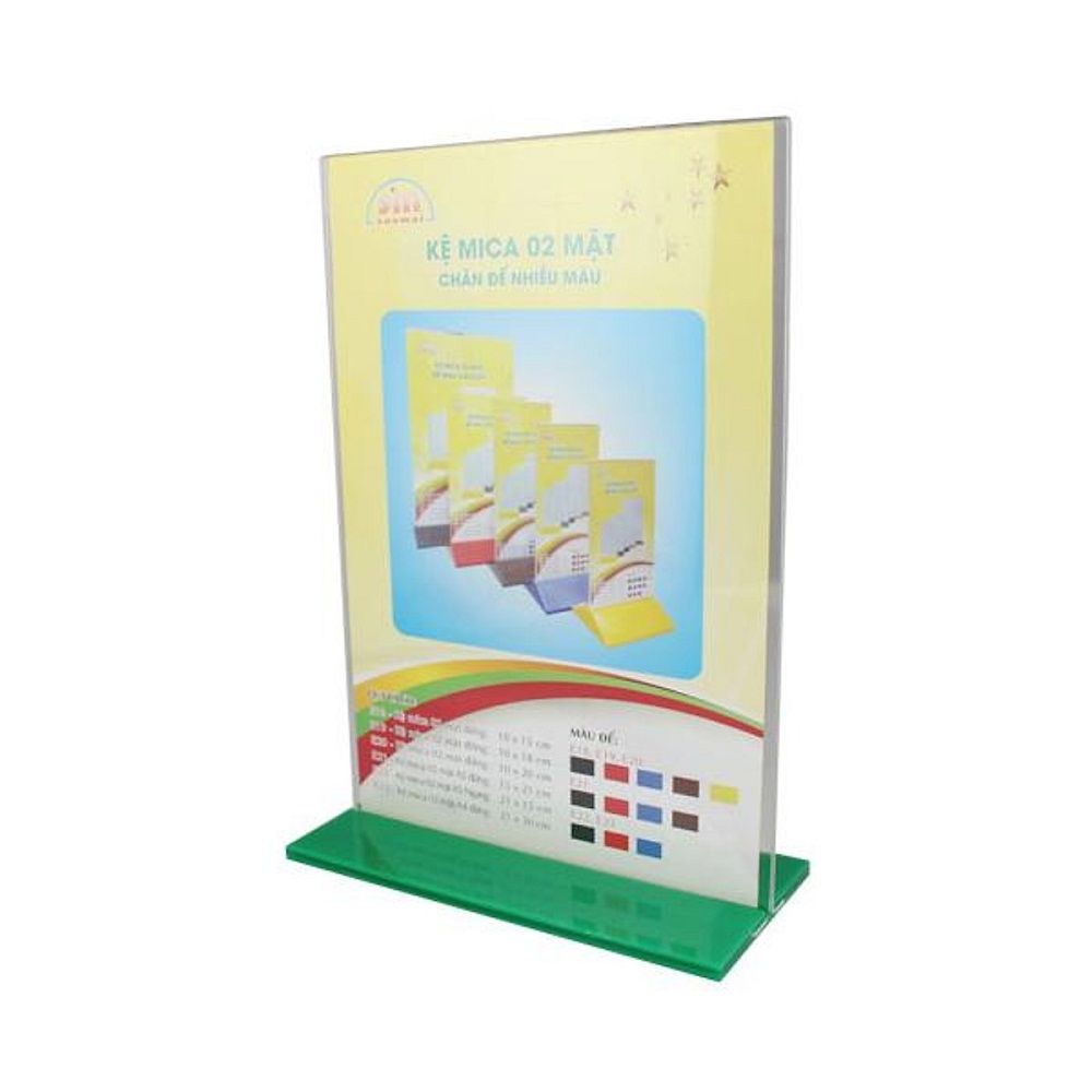 Kệ Thực Đơn Mica 2 Mặt Sao Mai Trung E08 (12 x 18 cm)