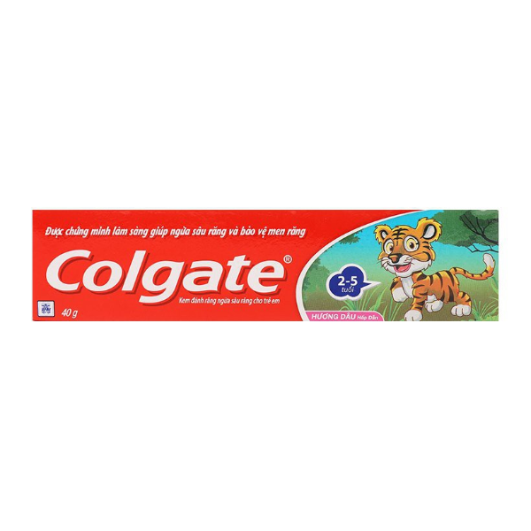 Kem Đánh Răng Colgate Dành Cho Trẻ Em Hương Dâu (40g)
