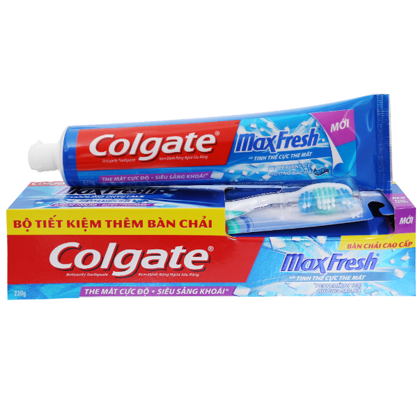 Kem Đánh Răng Colgate Max Fresh - Hương Bạc Hà (230g)