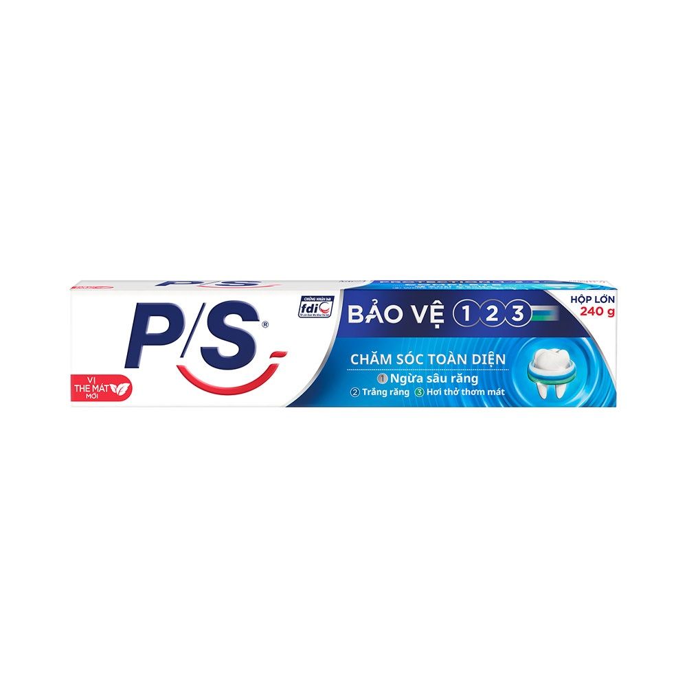 Kem Đánh Răng P/S Bảo Vệ 123 Chăm Sóc Toàn Diện Chính Hãng - 240g
