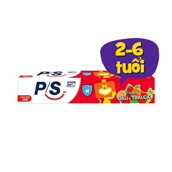 Kem Đánh Răng P/S Trẻ Em - Hương Dâu & Trái Cây (2-4 Tuổi) (45g)