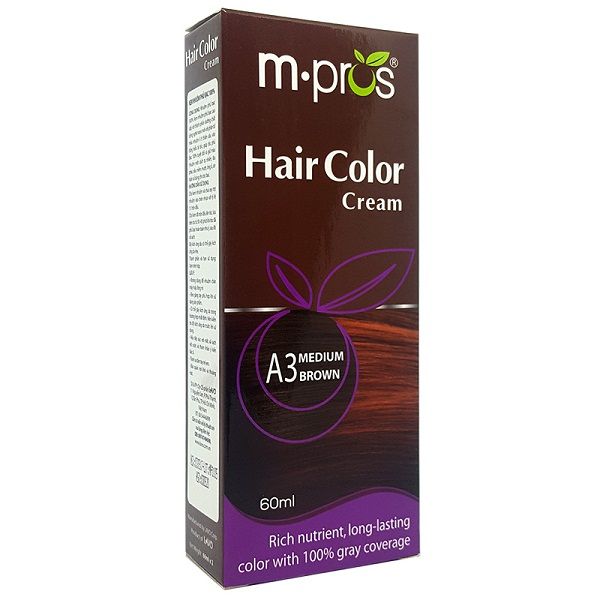 Kem Nhuộm Phủ Bạc 100% M.Pros 60ml