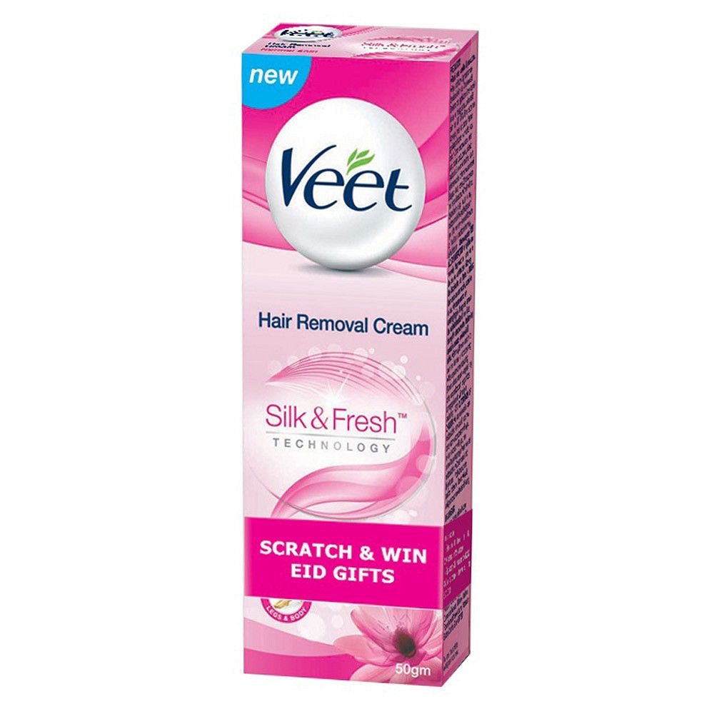  Kem Tẩy Lông Dành Cho Da Thường VEET Silk And Fresh Normal (50g) 