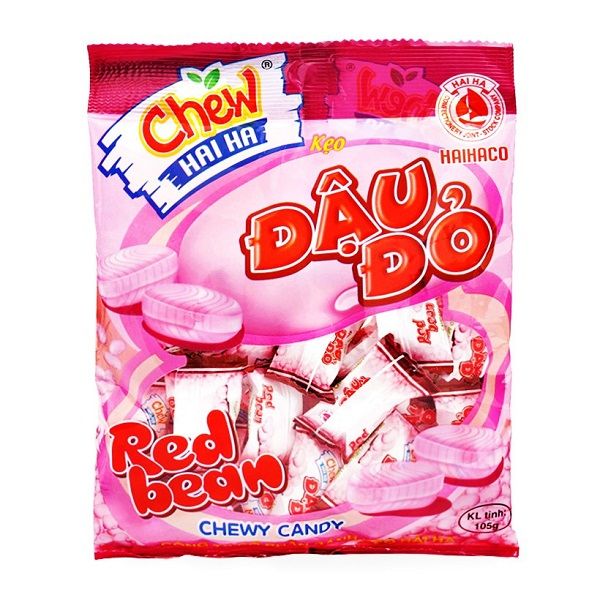Kẹo Chew Đậu Đỏ Hải Hà (105g)