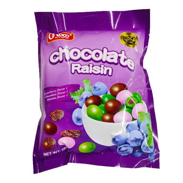 Kẹo Chocolate Raisin Coco 280g (3 Mùi)