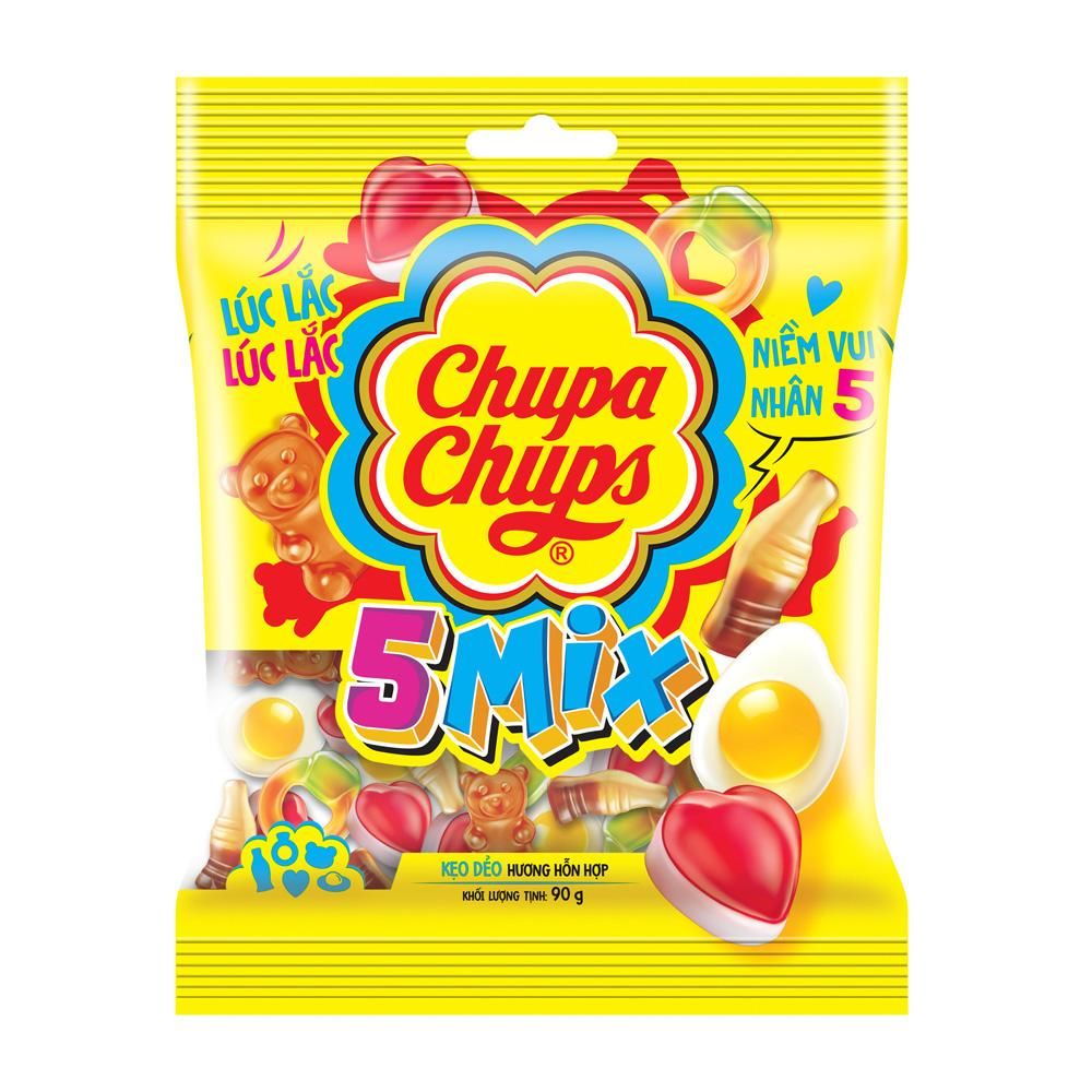  Kẹo Dẻo Chupa Chups Mix 30 túi x 90g 