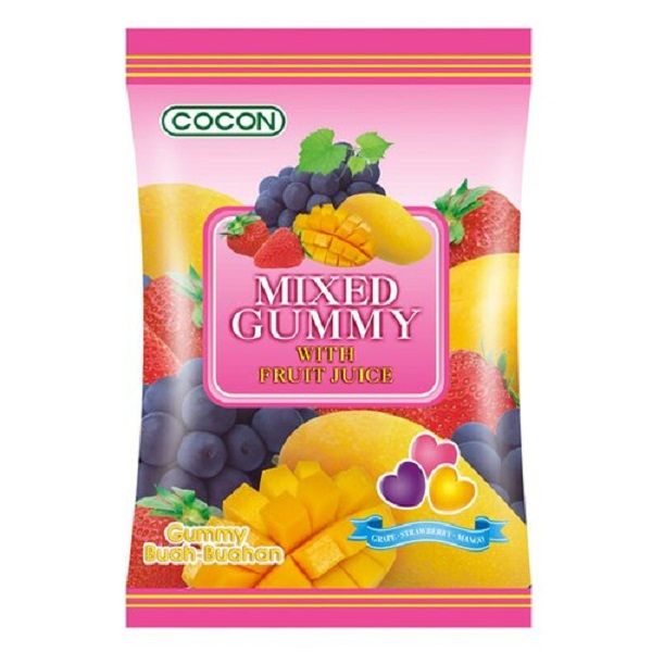 Kẹo Dẻo Cocon Hương Trái Cây Tổng Hợp (100g)