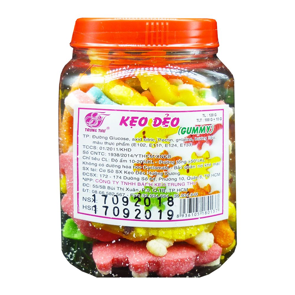 Kẹo Dẻo (Gummy) Trung Thư (120g)