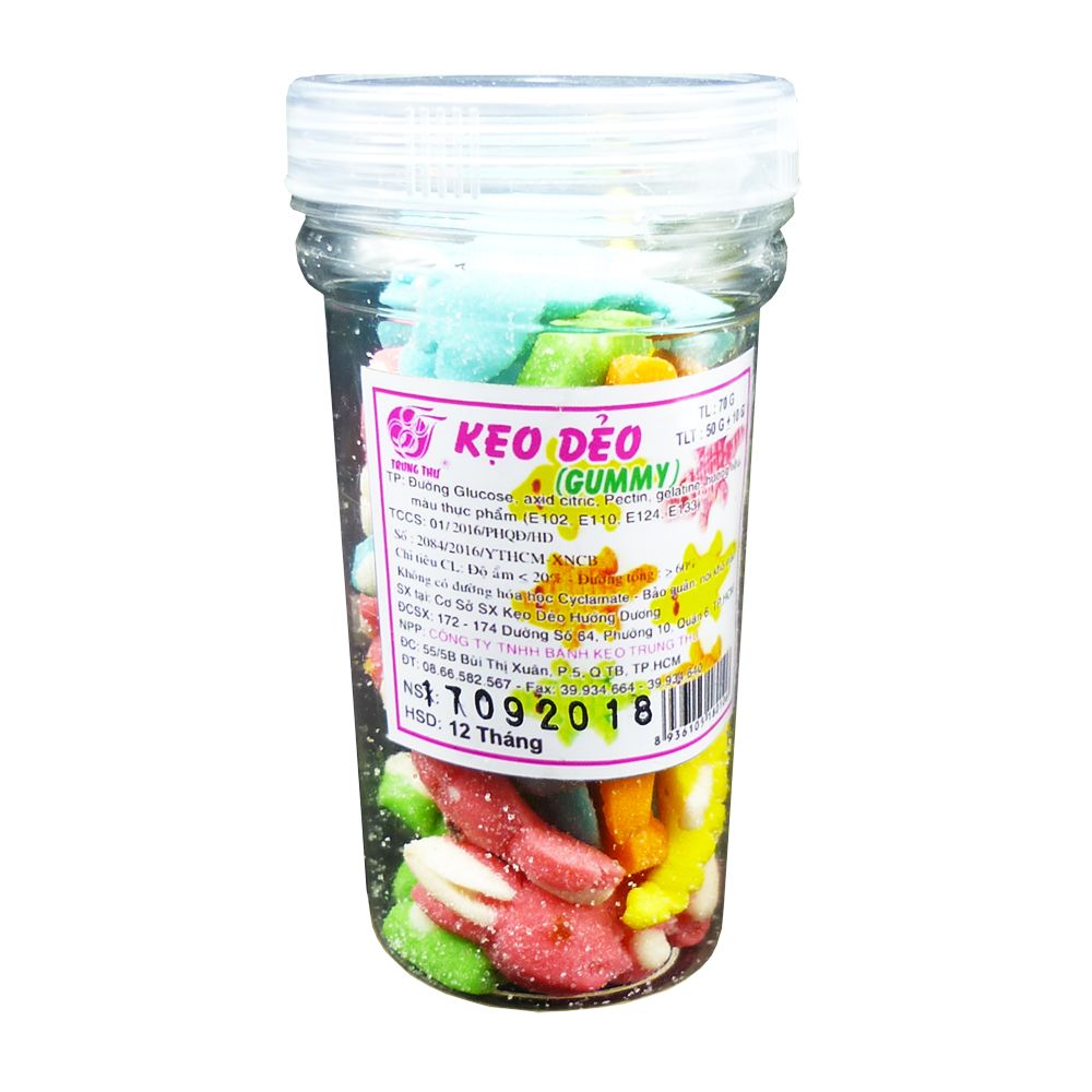 Kẹo Dẻo (Gummy) Trung Thư (70g)