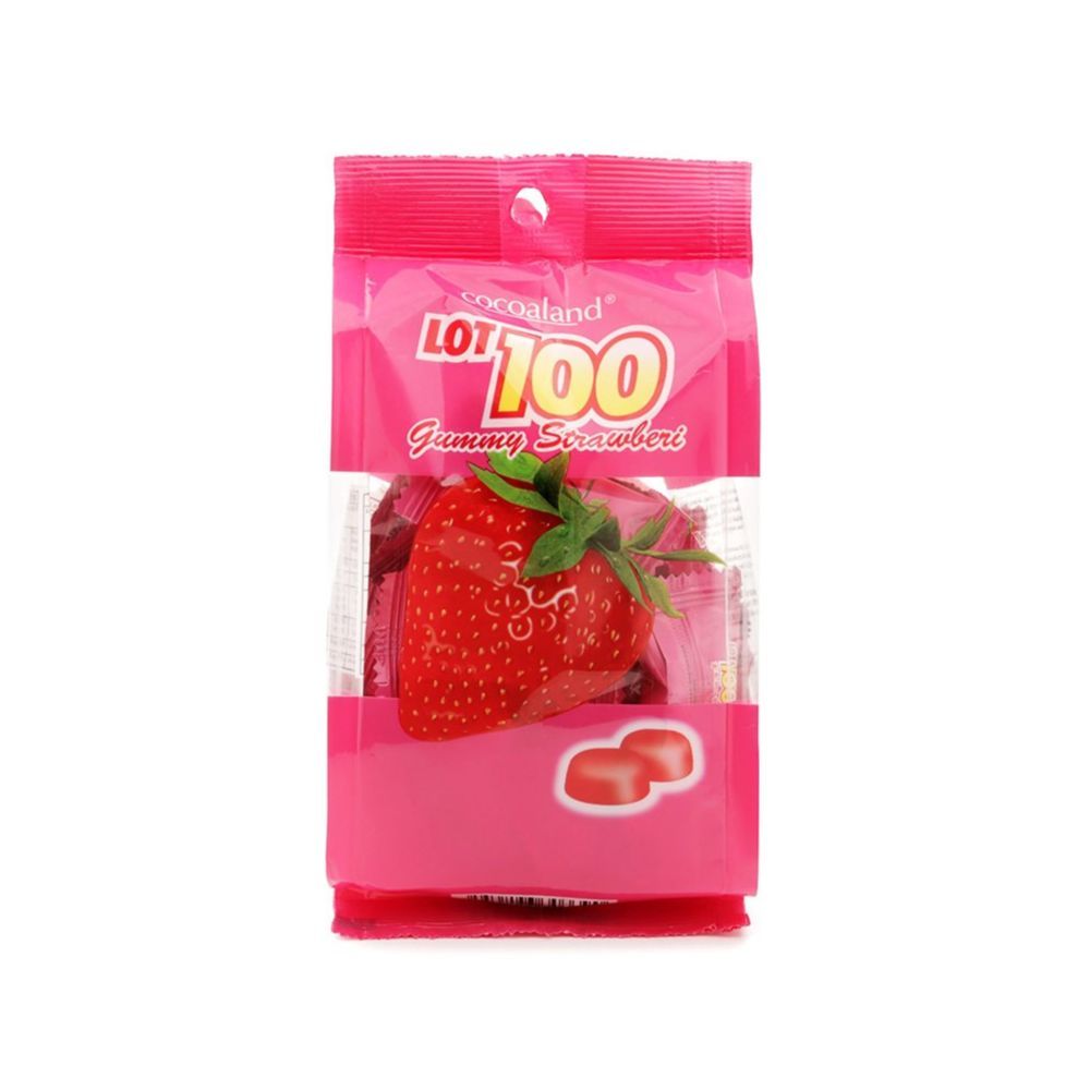 Kẹo Dẻo Lot 100 Hương Dâu (150g)