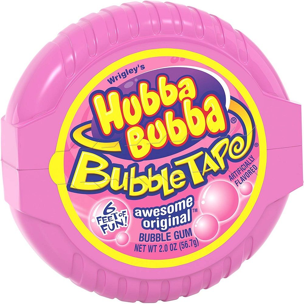 Kẹo Gum Cuộn Hubba Bubba Hồng Vị Truyền Thống (56.7g)