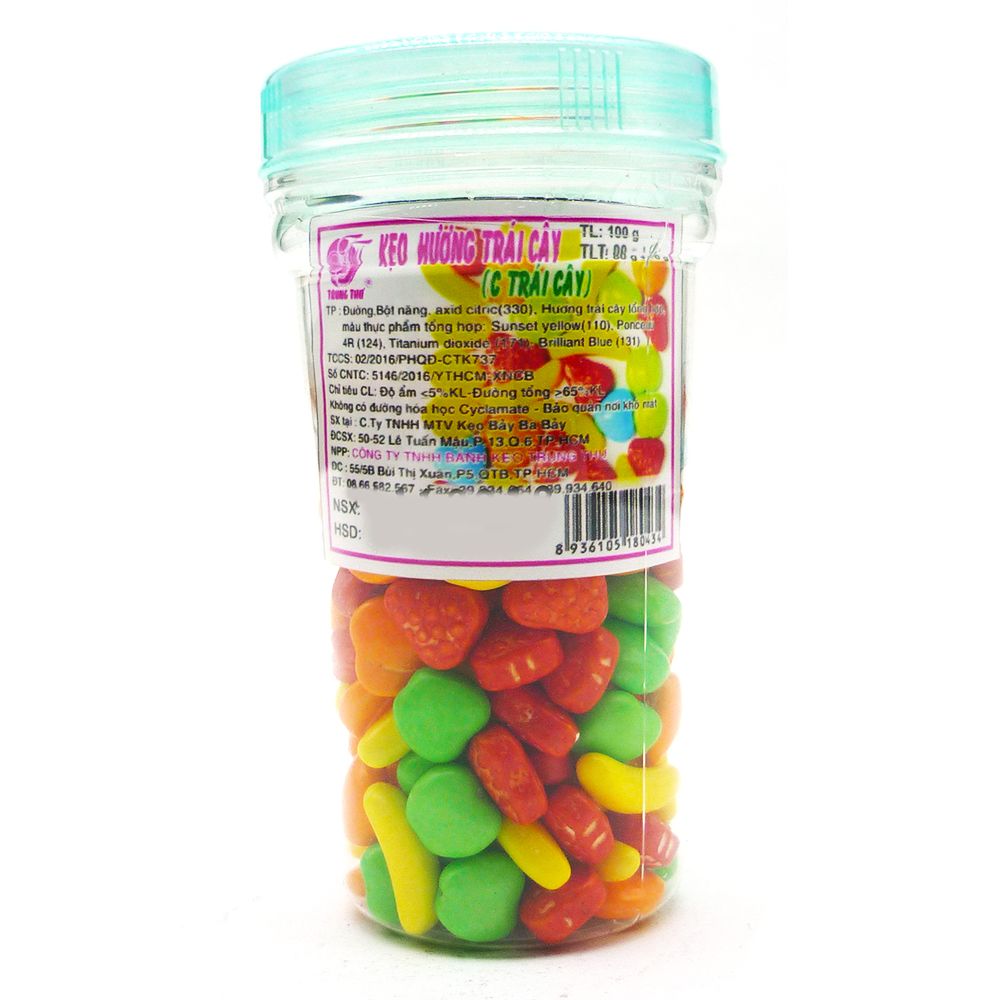 Kẹo Hương Trái Cây (C Trái Cây) Hộp Cao Trung Thư (100g)