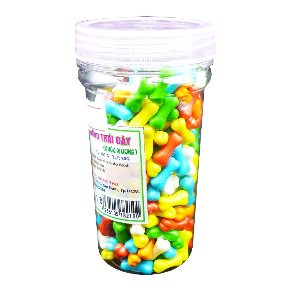 Kẹo Hương Trái Cây Trung Thư - Khúc Xương (80g)