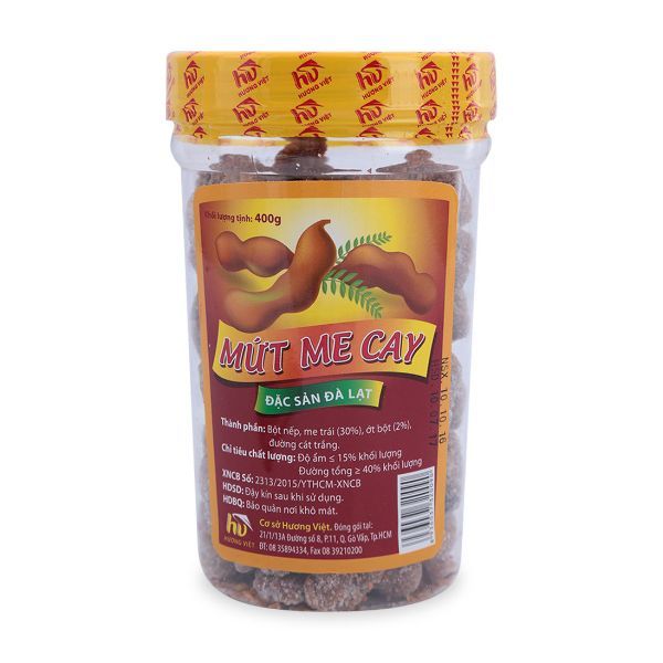 Kẹo Me Cam Thảo Đà Lạt Hương Việt (400g)