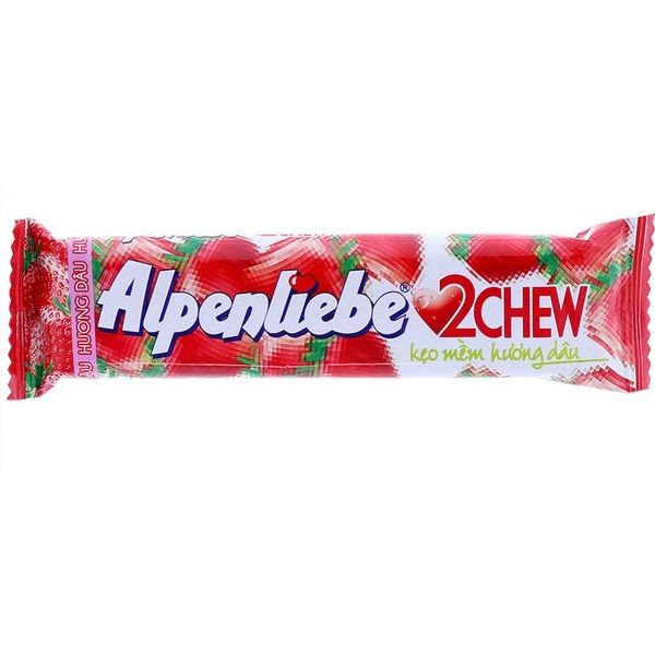 Kẹo Mềm Alpenliebe 2Chew Hương Dâu (24.5g)