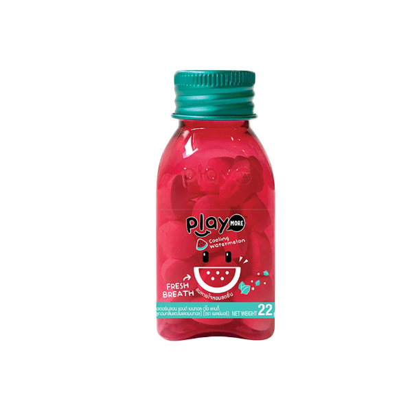Kẹo Ngậm PlayMore Dưa Hấu Thái Lan (Hũ 22g)