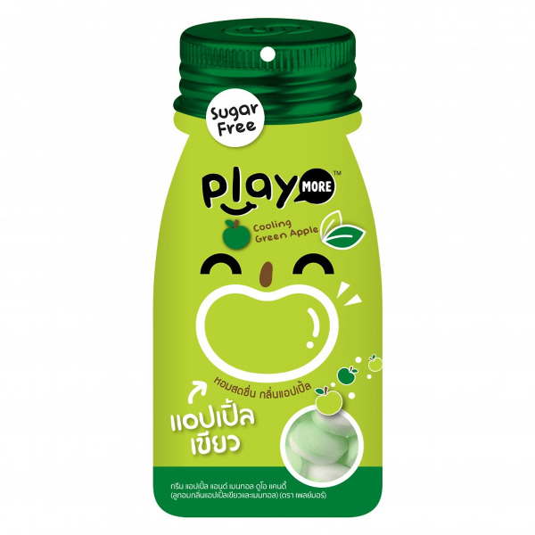 Kẹo Ngậm Play More Táo Thái Lan (Gói 12g)