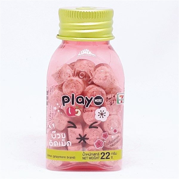 Kẹo Ngậm PlayMore Xí Muội Thái Lan (Hũ 22g)