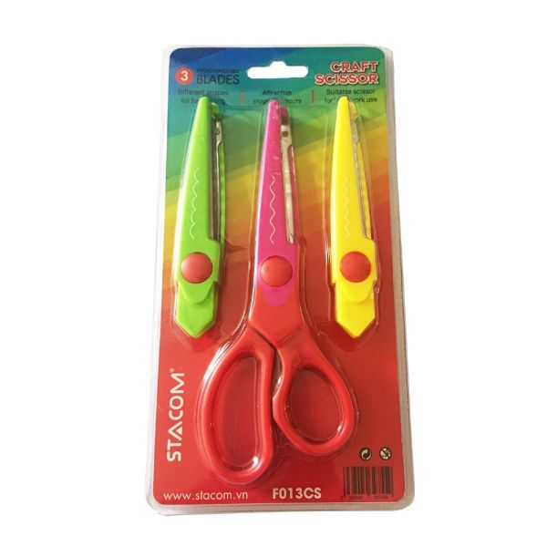 F013CS Kéo cắt giấy thay lưỡi (3 lưỡi dao)