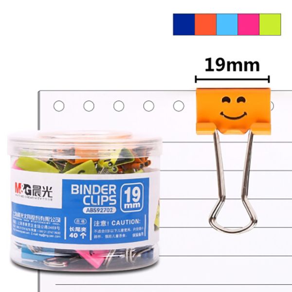 Kẹp Bướm Màu 19mm 92769