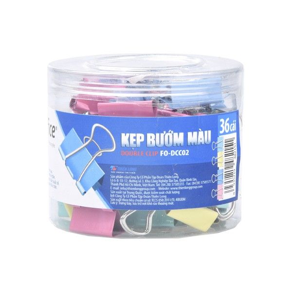 Kẹp Bướm Màu 19mm FO-DCC02