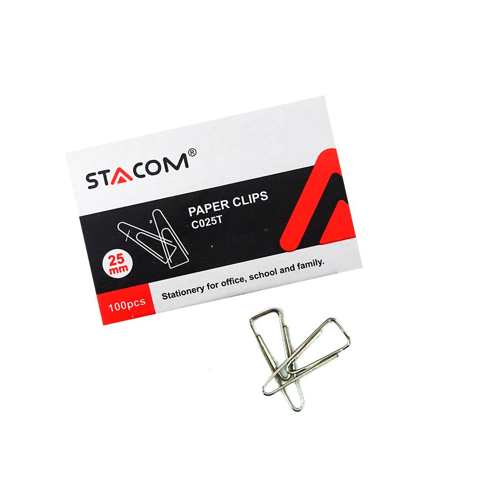 Kẹp Giấy Tam Giác Stacom C025T (25mm)