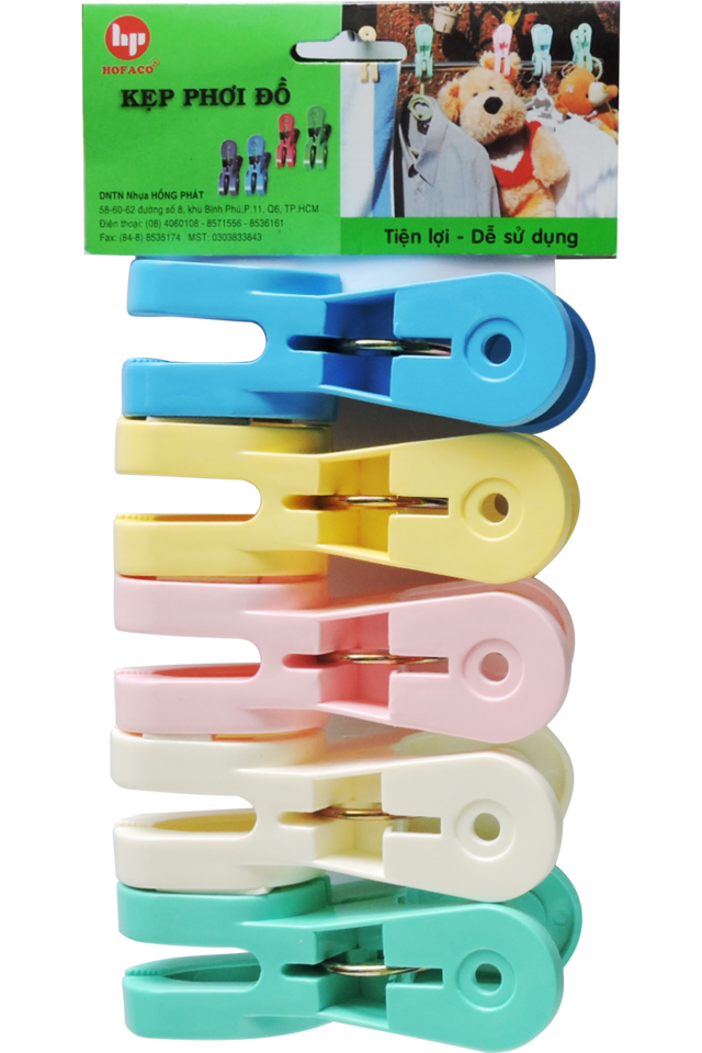 Kẹp Phơi Đồ Lớn Hofaco HPG55