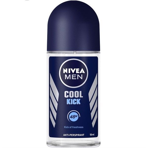  Lăn Khử Mùi Mát Lạnh Cho Nam Cool Kick Nivea - 50ml 
