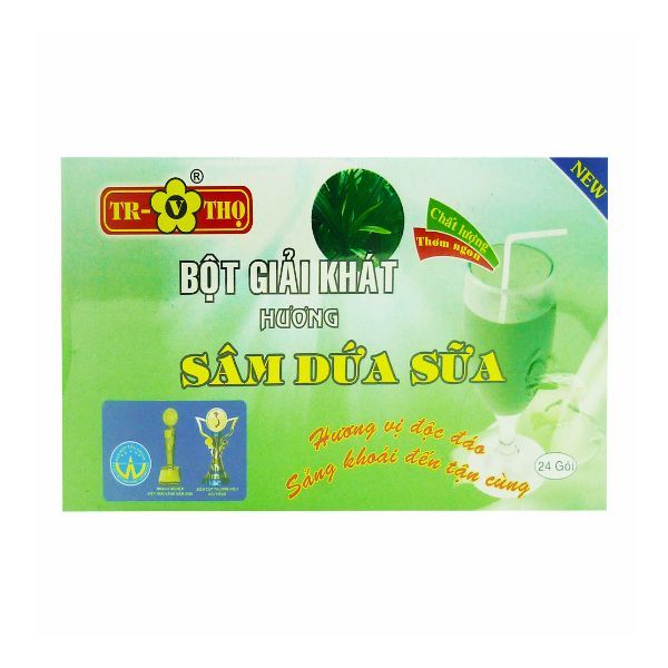 Bột Giải Khát Hương Sâm Dứa Sữa (24 Gói)