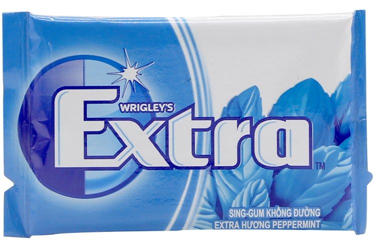 Vỉ Sing-gum Không Đường Extra - Hương Peppermint (11g)