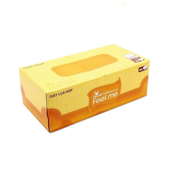 Khăn Ăn Bless You Feel Me 3 Lớp Phiên Bản Hạc Vàng (120 Tờ/ Hộp)