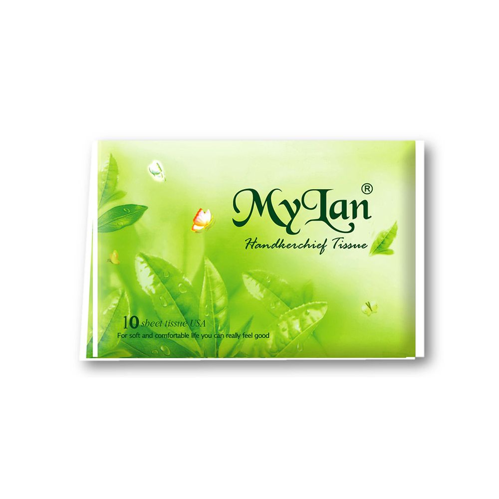  Khăn Giấy Bỏ Túi My Lan 10 Tờ (Lốc 2 Gói) 