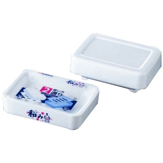 Khay Đựng Xà Bông Cục Có Nắp No.663 (12 x 9.6. 5.4 cm)