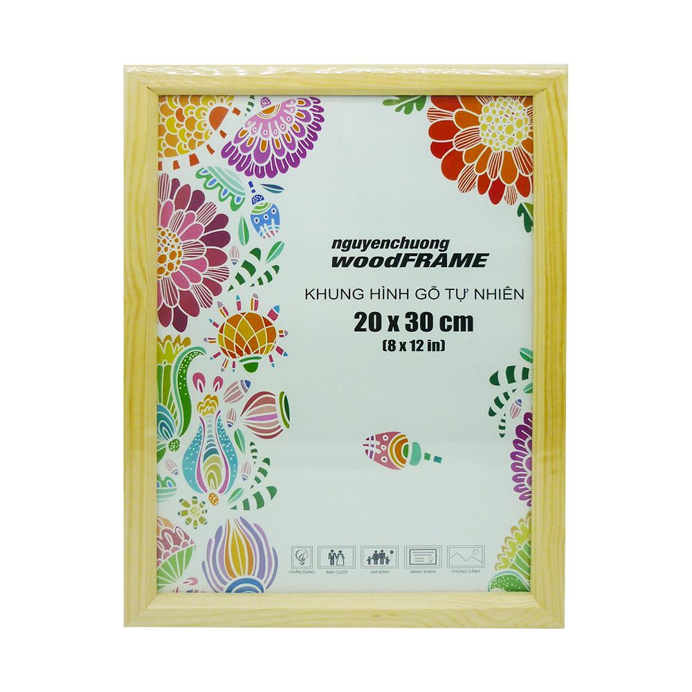 Khung Hình Gỗ Nguyên Chương (20 x 30 cm)