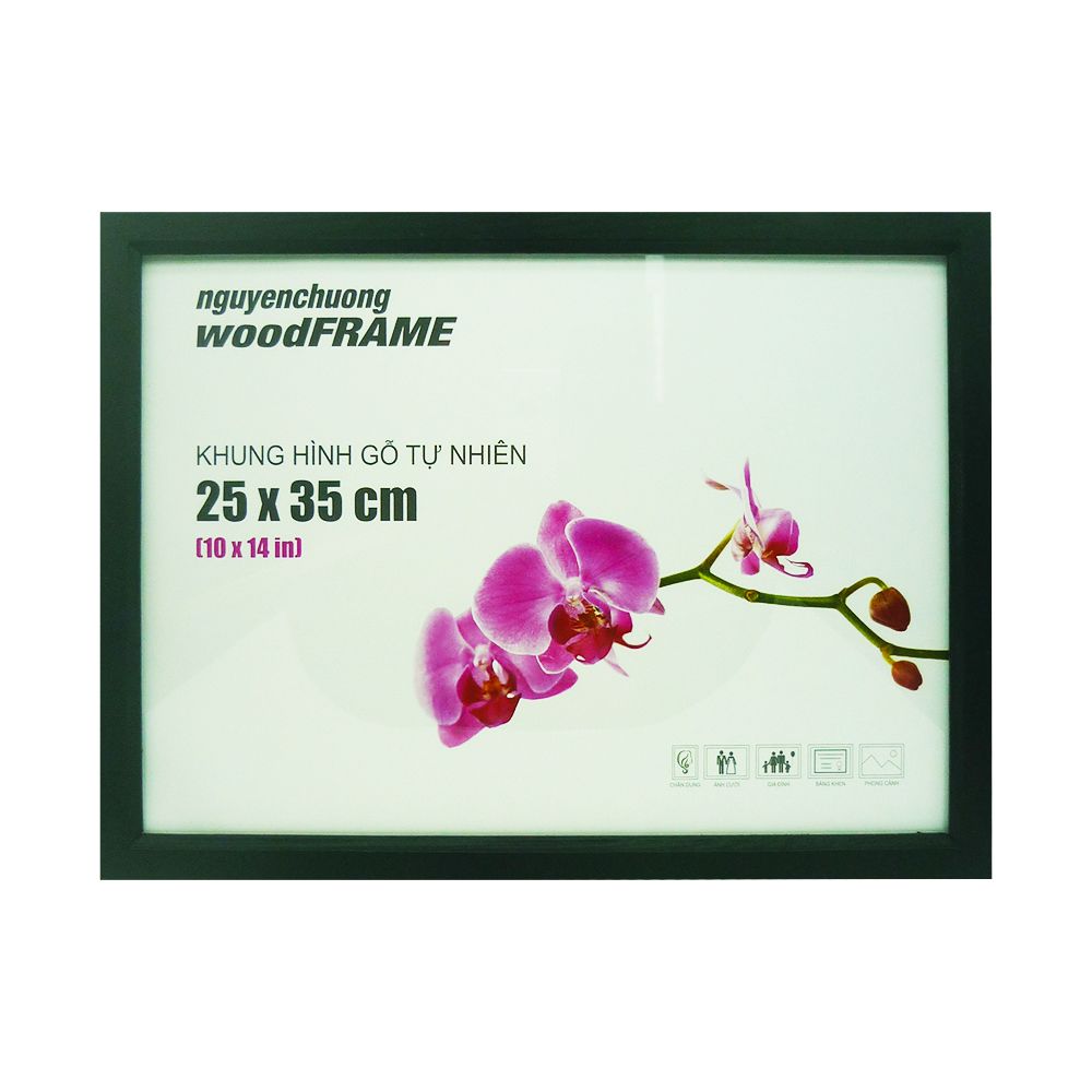 Khung Hình Gỗ Tự Nhiên 25 x 35cm Nguyên Chương (01)