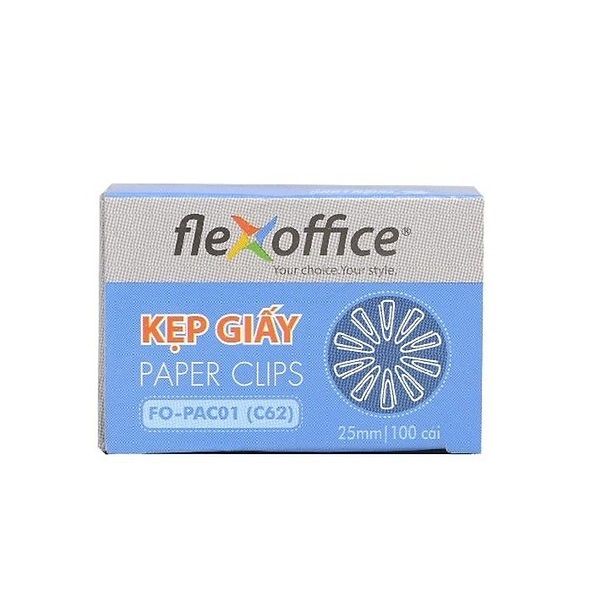 Kim Kẹp Giấy Flexoffice FO-Pac01