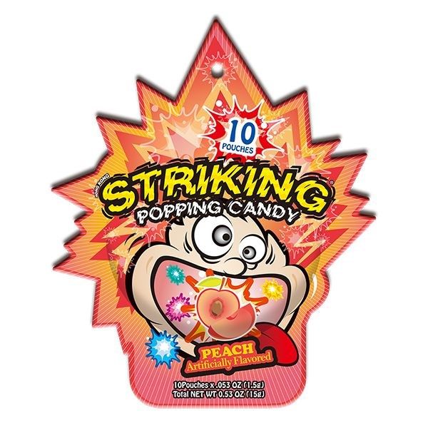 Kẹo nổ striking hương đào 15g