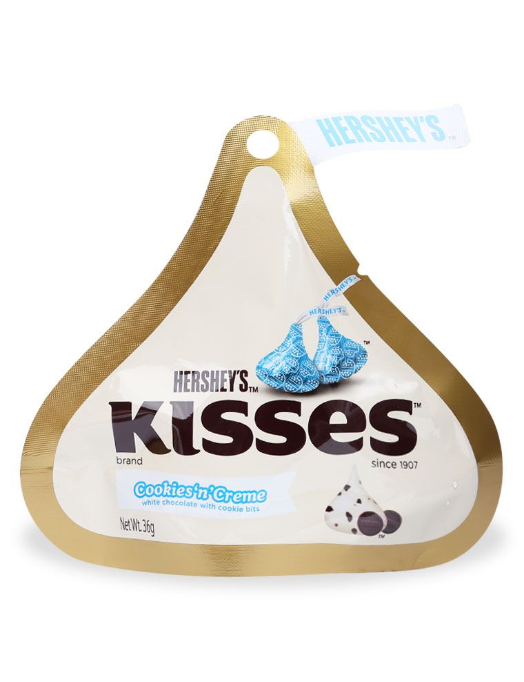 Kẹo SôCôLa Trắng Hershey's Kisses Bánh Quy (36g)