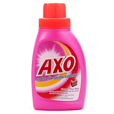 Nước Tẩy Quần Áo Màu AXO Dùng Hàng Ngày - Hương Hoa Đào (400ml)