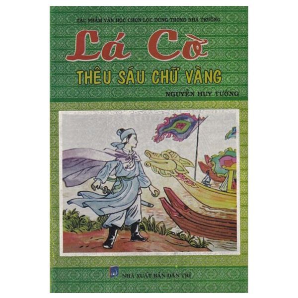 Lá Cờ Thêu Sáu Chữ Vàng