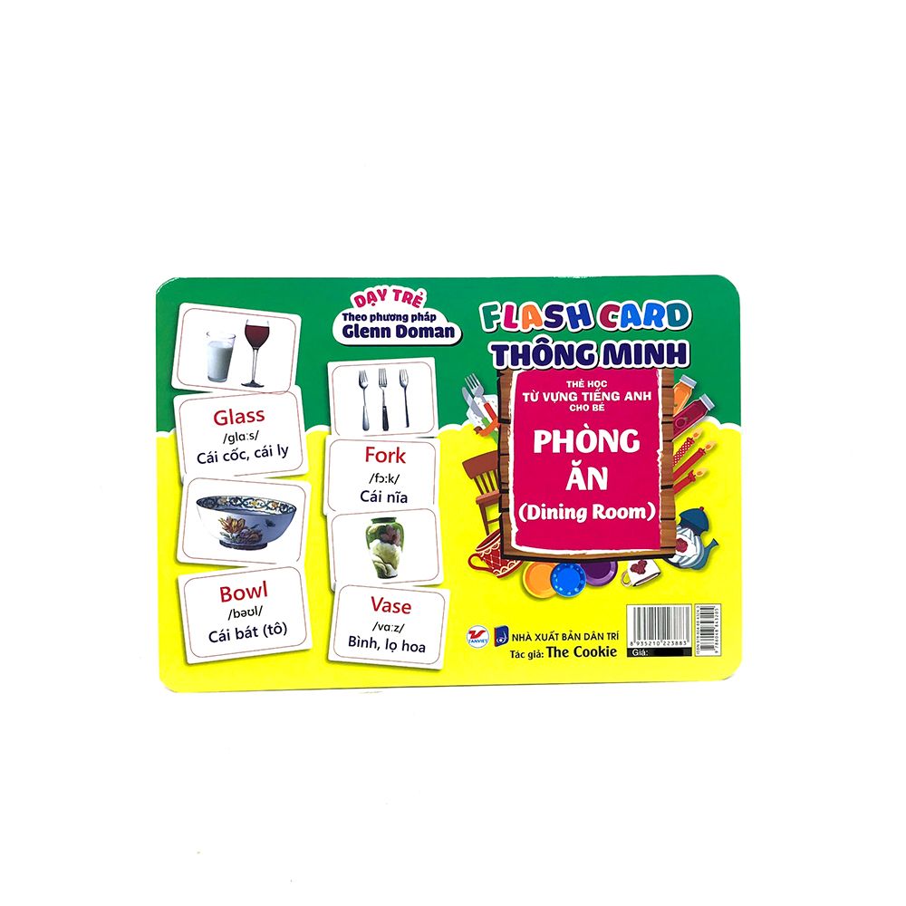 Flash Card Thông Minh – Thẻ Học Từ Vựng Tiếng Anh Cho Bé: Phòng Ăn
