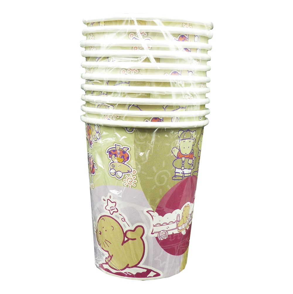 Lốc 10 Ly Giấy In Hoa (8oz)