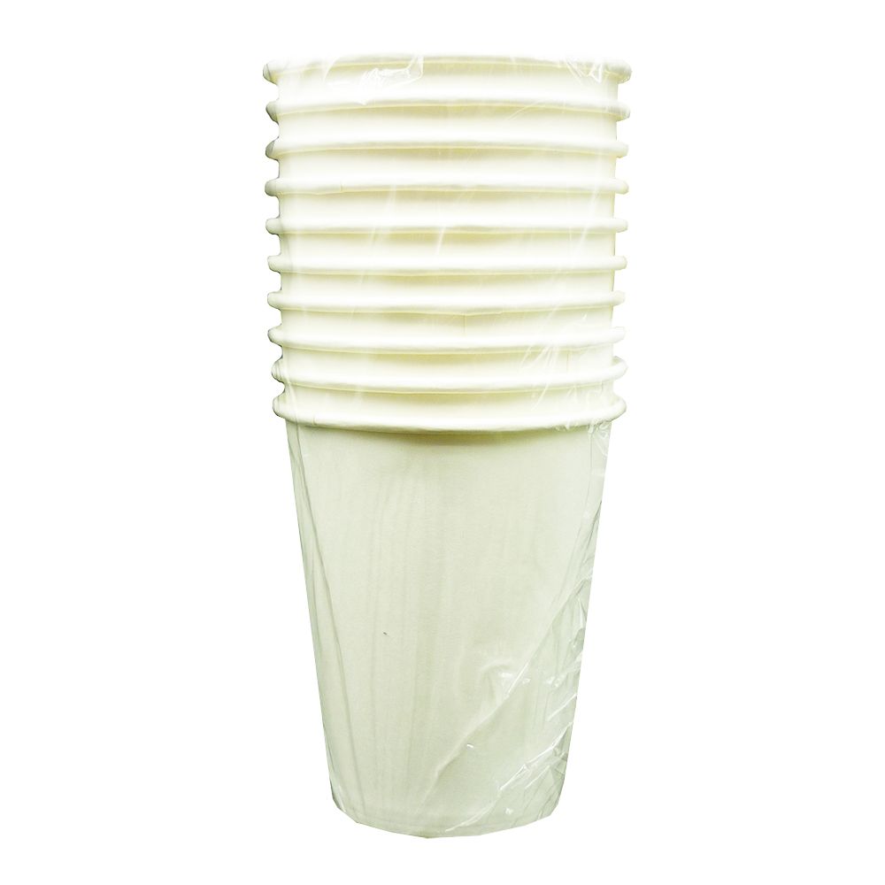 Lốc 10 Ly Giấy Trắng Trơn