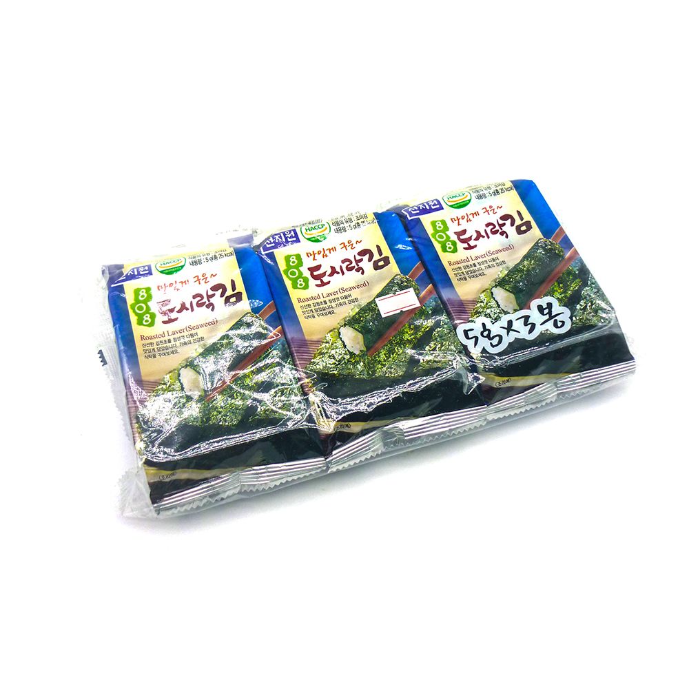 Lốc 3 Gói Rong Biển Ăn Liền Sunjiwon