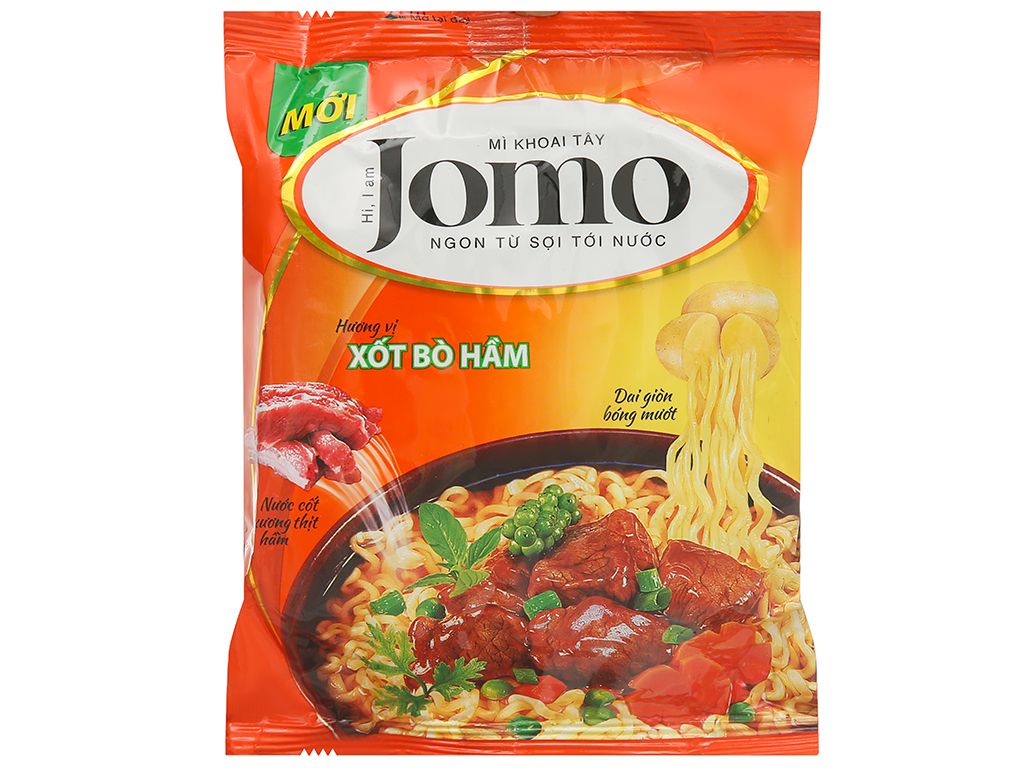 Mì Khoai Tây - Xốt Bò Hầm - Jomo - 78g