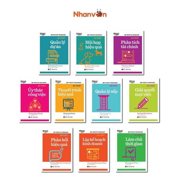 Bộ Sách 20 Phút HBR - Bộ 10 Cuốn