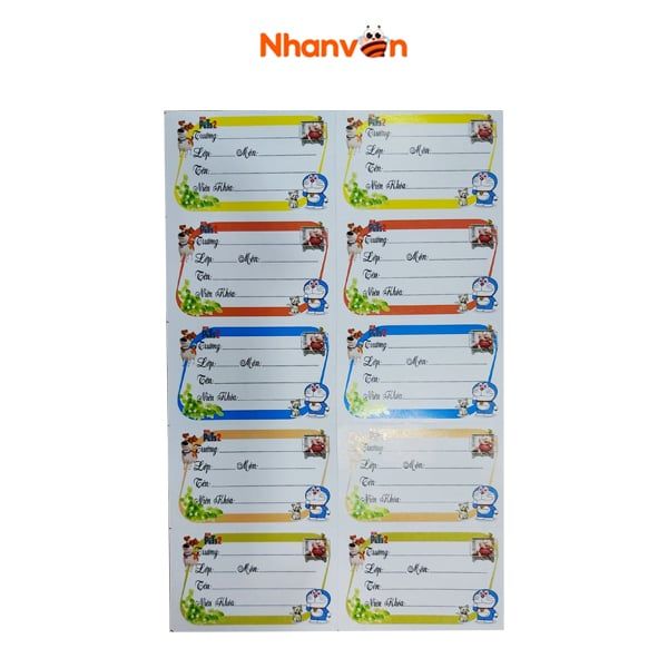 Nhãn 10 Ô Đại - Hình Doraemon