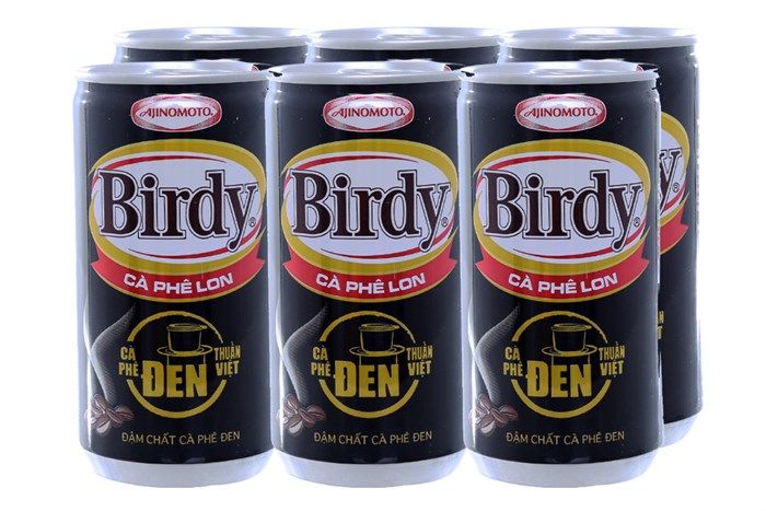 Lon Cà Phê Đen Birdy 170ml